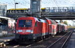 DB Regio AG - Region Nordost, Fahrzeugnutzer: Regionalbereich Berlin/Brandenburg, Potsdam mit ihrer  182 016  [NVR-Nummer: 91 80 6182 016-6 D-DB] und der RB24 nach Eberswalde am 16.10.26 im Bahnhof