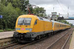 182 536 und in Front 182 524 begeben sich auf die n�chste Messfahrt. Tostedt, 22.07.2026.