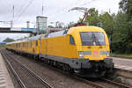 182 524  und am Zugende 182 536 warten am 22.07.2026 im Tostedter Bahnhof auf 'freie Fahrt' f�r die n�chste Messung!