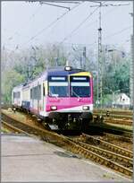 Ein MThB NPZ erreicht als Seehas Nahverkehrszug von Engen nach Weinfelden den Bahnhof von Singen Htw.