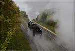 01 180 umf�hrt ihren Zug in Spaichingen.