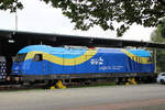 evb 223 031-6 ist in Wartung und wartet auf neue Drehgestelle.