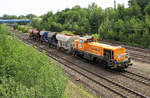 BBL 54 (4185 158-7) mit ein paar Wagen am Haken, durchf�hrt am 24.07.2026 den Tostedter Bahnhof.