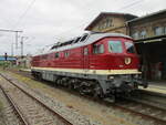 EBS 142 001,am 30.Mai 2026,am Hausbahnsteig,in Bergen/R�gen.
