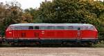 Ein prachtvolles Sahneschnittchen...die wunderbar aufgearbeitete und bestens gepflegte V 169 001/ 219 001-5 abgestellt bei Rendsburg.