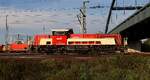 Die ehemalige Hohenzollerische Landesbahn V180/265 300-4 REV/VTLT/13.04.21 ist seit 2025 im Dienst bei der EVB Zeven. Hamburg 15.10.2026
