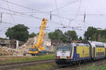 146-05 verl�sst am sp�ten Nachmittag den Bahnhof Tostedt. Datum: 19.08.2026.