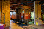 Der �ltesten noch erhaltene deutsche Elektrotriebwagen, der ET 18 305 (eigentlich ET 183 05), ex LAG 505, ausgestellt im Deutschen Technikmuseum Berlin (bis 1996 Museum f�r Verkehr und Technik), hier am 22 September 2026. Die Eisenbahnsammlung befind ...