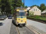 Triebwagen 28 der Woltersdorfer Strassenbahn, Sommer 2007