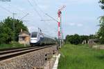 Ein TGV Euroduplex auf dem Weg nach Marseille an der BK Basheide, 19.05.2012. Mein erstes Bild von einem TGV an dieser Stelle.