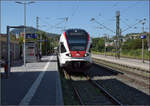 RABe 521 208 und RABe 521 006 (im Bild) in Engen.
