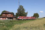 628 627 aus Vilsbiburg kommend am 20. Juni 2026 bei G�tzdorf.