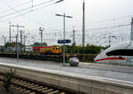 Der Plasser & Theurer Motorturmwagen MTW 100 – 99 80 9 436 010-9 D-DBBBG (MTW 003) fährt am 21 April 2026 durch den Hauptbahnhof Dortmund. 

Der Motorturmwagen wurde 2004 von Plasser & Theurer in Linz/Donau (A) unter der Maschinennummer  ...