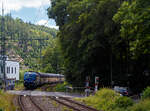 Die an die RTB Cargo (RATH Gruppe/Rurtalbahn) vermietete, SIEMENS Smartron 192 016-4 (91 80 6192 016-4 D-NRail) der Paribus Rail Portfolio III GmbH & Co. KG (Hamburg), eingestellt bei northrail GmbH (Hamburg), f�hrt am 09 Juli 2026 mit einem sehr lan ...