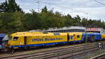 Auf der InnoTrans 2026 Berlin wird eine Gleisbaumaschine der Zukunft pr�sentiert.