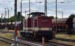 PRESS - Eisenbahn-Bau- und Betriebsgesellschaft Pressnitztalbahn mbH, J�hstadt mai ihrer '204 237-2' [NVR-Nummer: 92 80 1202 237-4 D-PRESS] am 23.06.26 am Bahnhof Stendal Hbf. abgestellt.