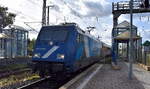 TCS - Train Charter Services B.V., 's-Hertogenbosch [NL] mit der von HTFS - HappyTrain Fleet Services B.V., Hendrik Ido Ambacht [NL] angemieteten  103004  [NVR-Nummer: 91 80 6101 033-9 D-HAPPY] und