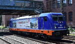 Raildox GmbH & Co. KG, Erfurt [D] mit ihrer '187 666-3' [NVR-Nummer: 91 80 6187 666-3 D-RDX] am 23.06.26 H�he Bahnhof Hamburg-Harburg.