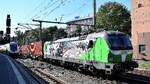 ETG - Salzburger Eisenbahn TransportLogistik GmbH, Salzburg [A] mit der geleasten ELL Vectron   193 746  [NVR-Nummer: 91 80 6193 746-5 D-ELOC] und einem Containerzug Richtung Hamburger Hafen am