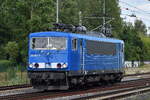 Eisenbahnbau- und Betriebsgesellschaft Pressnitztalbahn mbH, J�hstadt (PRESS) mit ihrer '155 059-2' (NVR: ' 91 80 6155 204-1 D-PRESS') am 22.06.26 H�he Leipzig-Thekla.