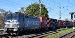PKP CARGO S.A., Warszawa [PL] mit ihrer Vectron 'EU46-512' [NVR-Nummer: 91 51 5370 024-9 PL-PKPC] und einem Containerzug am 29.04.26 Höhe Bahnhof Magdeburg-Neustadt.