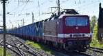 DeltaRail GmbH, Frankfurt (Oder) mit ihrer '243 650-9' (NVR: '91 80 6143 650-0 D-DELTA') und einem Containerzug am 29.04.26 Höhe Bahnhof Magdeburg-Neustadt.