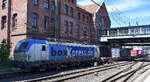 boxXpress.de GmbH, Hamburg [D] mit ihrer Vectron '193 538' [NVR-Nummer: 91 80 6193 538-6 D-BOXX] verl�sst mit einem Containerzug den Hamburger Hafen am 23.06.26 H�he Bahnhof Hamburg-Harburg.