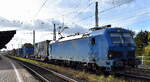RFO - Rail Force One Germany GmbH, D�sseldorf [D] mit der geleasten northrail Smartron  192 081  [NVR-Nummer: 91 80 6192 081-8 D-NRAIL] und einem Containerzug am 14.10.26 H�he Bahnhof Magdeburg
