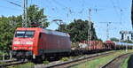 DB Cargo AG, Mainz [D] mit ihrer '152 073-3' [NVR-Nummer: 91 80 6152 073-3 D-DB] und einem gemischten G�terzug am 12.08.26 H�he Bahnhof Magdeburg-Neustadt.