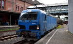 LEG - Leipziger Eisenbahnverkehrsgesellschaft mbH, Leipzig [D] mit der geleasten northrail Smartron  192 047  [NVR-Nummer: 91 80 6192 047-9 D-NRAIL] und einem Kesselwagen bei der Durchfahrt Bahnhof