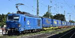 EGP - Eisenbahngesellschaft Potsdam mbH, Wittenberge [D]  mit ihrer Vectron Dual Lok '248 042' [NVR-Nummer: 90 80 2248 042-4 D-EGP] und einem KLV-Zug am 12.08.26 H�he Bahnhof Magdeburg-Neustadt.