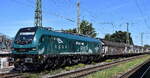 e.g.o.o. Eisenbahngesellschaft Ostfriesland-Oldenburg mbH, Aurich [D] mit ihrer Eurodual Lok '159 453-0' [NVR-Nummer: 90 80 2159 453-0 D-EGOO] und einem Ganzzug Schiebewandwagen am 12.08.26 H�he Bahnhof Magdeburg-Neustadt.