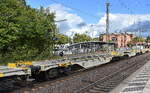 Drehgestell-Flachwagen f�r Container u.