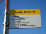 (132'576) - AAGL-Haltestelle - Liestal, Bahnhof - am 7. Februar 2011