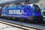 �BB Werbe Lok 1116 154-6, mit der Werbug ZUGKRAFT f�r Europa, aufgenommen im Bahnhof von Wien. 03.05.2026  