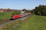 1116 086 war mit einem 'EC' am 29. April 2026 bei Lauter auf dem Weg nach M�nchen.