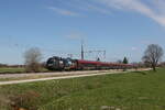 1116 208 'Joyn' aus Salzburg kommend am 7. April 2026 bei �bersee am Chiemsee.