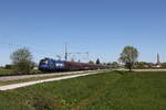 1116 154 'Zugkraft f�r Europa' war am 30. April 2026 bei �bersee am Chiemsee in Richtung Innsbruck unterwegs.