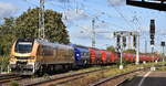 LTE Logistik- und Transport-GmbH mit der geleasten ELP Eurodual Lok  2159 256-7  [NVR-Nummer: 90 80 2159 256-7 D-ELP] und einem Kalizug am 14.10.26 H�he Bahnhof Magdeburg Neustadt.