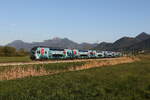 4010 028 aus Wien kommend am 29. April 2026 bei Bernau am Chiemsee.