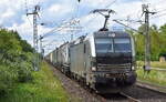 TX Logistik AG, Bad Honnef [D] mit der geleasten Railpool Vectron '6193 152' [NVR-Nummer: 91 80 6193 152-6 D-Rpool] und KLV-Zug aus Rostock Seehafen am 10.06.26 Durchfahrt Bahnhof Berlin-Hohensch�nhausen.