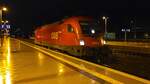 1116 151-2 (91 81 1116 151-2 A-�BB) rangiert hier an denn angekommenden EC 458 f�r die Bereitstellung des NJ 408 EN 40458 / EN 50458 Leipzig Hauptbahnhof.