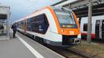 648 432-0 (95 80 1648 432-0 D-RVSD)  648 932-9 (95 80 1648 932-9 D-RVSD) bei der Ausfahrt mit RE4 Goslar aus Halle(Saale) Hauptbahnhof.