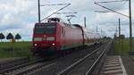 146 019-5	(91 80 6146 019-5 D-DB) bei der Einfahrt mit RB40 Biederitz in Ovelg�nne.