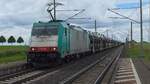 186 218-4	(91 88 7186 218-4 B-ATLU) durchf�hrt mit einem Autowagenzug denn Bahnhof Ovelg�nne.