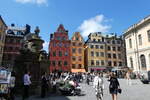 (287'868) - Bunte H�user in der Altstadt am 9. Juni 2026 in Stockholm
