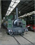 In Chaulin Mus�e in dere Ausstellungshalle steht die LEB G 3/3 N� 5 (Baujahr 1890) der Blonay Chamby Bahn. 

1. Juni 2025