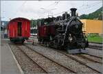Die BFD HG 3/4 N� 3 der Blonay Chamby Bahn rangiert in Blonay, um ihren Dampfzug f�r die R�ckfahrt nach Chaulin zu �bernehmen. 

1. Juni 2025