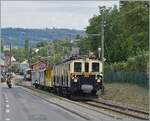 L'aventure ferroviaire de l'Oberland Bernois / Das Bahnabenteuer des Berner Oberlands - die MOB FZe 6/6 2002 hat mit ihrem Riviera Belle Epoque Zug Blonay verlassen, mit dem Ziel Montreux; es d�rft