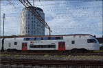 RABe 512 048 in Pratteln. August 2026.